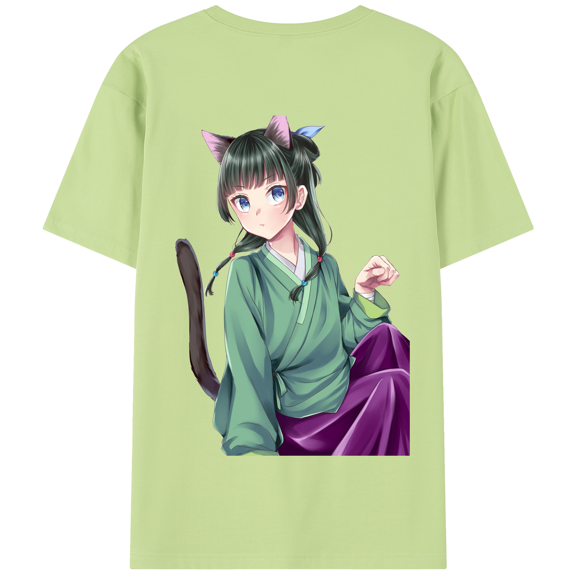（画像用） 薬屋のひとりごと The Apothecary Diaries 綿100％半袖Tシャツ（背面プリント）